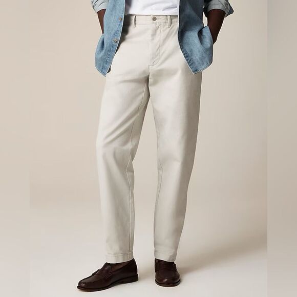 NWT J CREW Classic chino pant in Stone size 32/30 and 36/32, 30/30 avail - Picture 3 of 10
